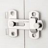 Small Stainless Steel Plate Hook Door Latch DD-11949 4ea