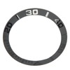 Watch Bezel Insert 38mm Ceramic Embossed Digit Watch Bezel Ring