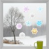 Christmas Winter Snowflakes Sticker 1 2 3 Inch Self Adhesive