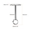 uxcell Ceiling-Mount Bracket, Wardrobe Pipe Bracket, 32mm Dia, Shower Curtain