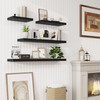 16in Floating Shelves for Wall, 16"W x 9.25"D x 1.25"H,