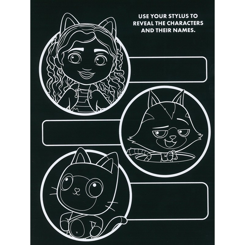 QuickDraw Gabby's Dollhouse Scratch Art Activity Pad for Kids with