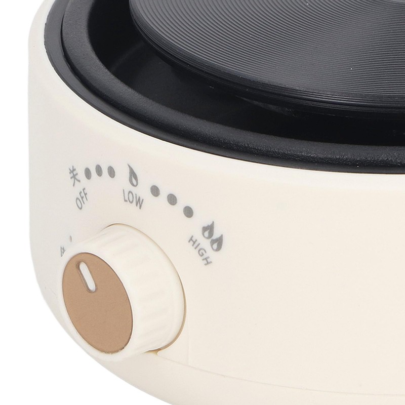 Electric Hot Plate, 360 Deg Heating Countertop Single Portable Electric