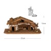 LB H&F Bergbauern Nativity Scene Wooden Nativity Table Nativity Scene