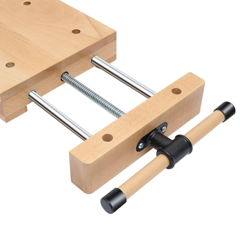 DOONARCES Woodworking Bench Vise, Portable Wood Vise Workbench, Hard Wood