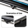 Bicycle Cable C-Clips Black 30Pcs: Brake Cables Clamps for Bicycles