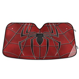 Car Windshield Sun Shade Foldable, Spider Sun Shade for Car Truck Window Front Windshield, Blocks UV Rays Sun Visor Protector Sun Heat Reflector to Keep Your Vehicle Cool, L