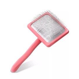 Flying Pawfect Pet Slicker Brush With Soft Massage Grooming Stainless Steel Pins - Slide Thi...