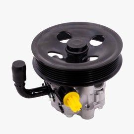 LuluViolen Power Steering Pump with Pulley Compatible with Hyundai Sonata 2006 2007 2008 2009 2010 L4 2.4L Sedan Replace # 21-5476, 571003K000