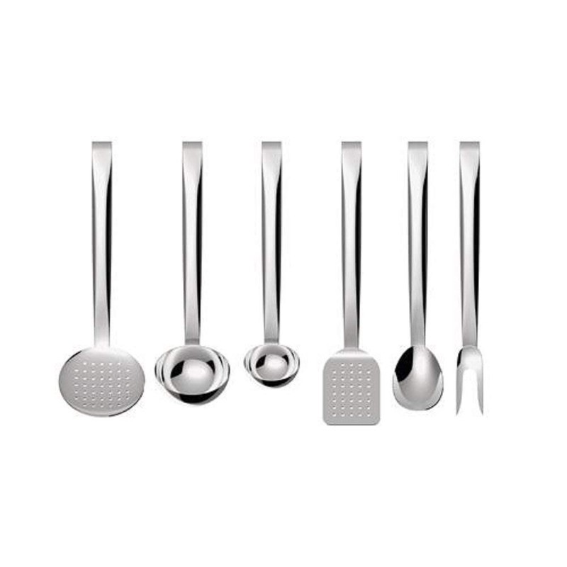 Alessi Kitchen Fork, Grey, 3.4 x 3.4 x 34.5 cm