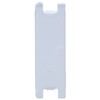 Metal Consumer Unit Blanks, White, Steel, Universal Fit, Single Module
