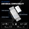 ELEGRP Matte White Single Pole Occupancy Motion Sensor Light Switch,