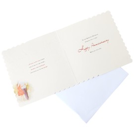 Traditional Annivesary Card Husband - 223 mm square - Piccadilly Greetings