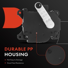 A-Premium HVAC Heater Blend Door Actuator, Compatible with Honda Accord 2003 2004 2005 2006 2007, Sedan, Right Main, Temperature, Replace# 79170SDAA41