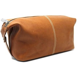 Floto Parma Edition Leather Toiletry Bag Shave Travel Dopp Kit