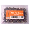 LOUEVIDO M4 x30mm Phillips Head Wood Screws Assortment Set, Gold