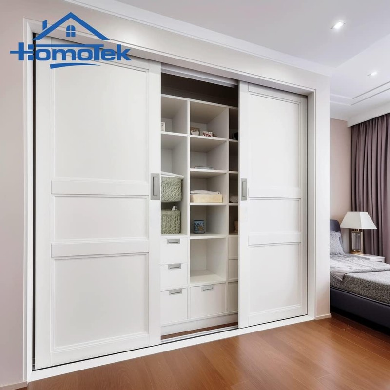 HOMOTEK 2 Pack 150mm Flush Sliding Closet Door Pulls, Recessed