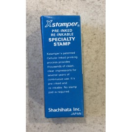 Xstamper Shachihata X Stamper Red Ink LIPS Stamper #11307 - New