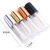 Leere Lippenstift-Flasche, glänzend, mit Kappe, Kosmetik-Probenbehälter, Lipgloss-Behälter, nachfüllbar, 1,2 ml,