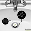 Huuraa Sink Plug Frog Comic Gift 4 cm Height Adjustable