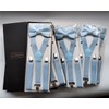 WDSKY Boys' Bow Tie and Suspenders Set Y Shape Adjustable
