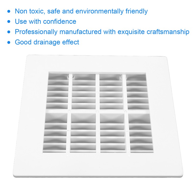 Floor Drain Cover Quadrate Multipurpose Swimming Pool Main Drainage Port