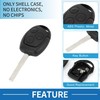 A ABSOPRO 3 Button Key Shell Keyless Entry Remote Key