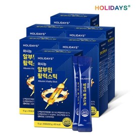 Holidays 홀리데이즈 마시는 알부민 활력스틱 30포 6박스 Holidays Drinkable Albumin Energy Stick 30 Pouches 6 Boxes