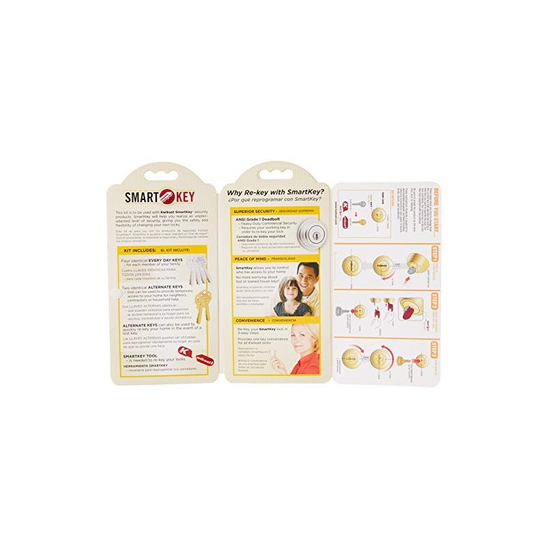 Kwikset 83262-001 SmartKey Re-keying Kit