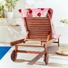 Catherine Lansfield Cherries Cotton 78x200cm Beach Sun Lounger Towel Pink