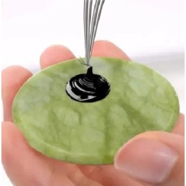 5 Piedras Jade Para Pegamento De Extensiones De Pestañas 1x1