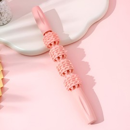 [Byeolbyeol Warehouse] Calf thigh massage stick leg roller massage stick waist acupressure stick stretching massage roller pink 4ea