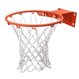 huaruoshui 2 Pcs Heavy Duty Basketball Hoop Net 12 Loop Standard Indoor or Outdoor Nylon Braided Multicolor Duty Net Strong and Durable Replacement Basketball Net Accessories (White)