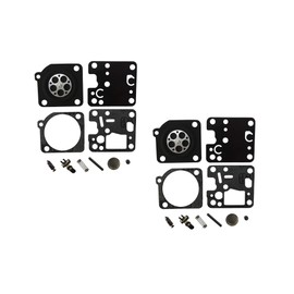C·T·S Carburetor Repair/Rebuild Kit Replaces ZAMA RB-123 for Echo SRM230 SRM225 GT-225 Trimmer HC165 HC185 HCR-161ES HC-331ES HedgeCutter PB251 PB255 Blower ZAMA RB Carburetor (Pack of 2)