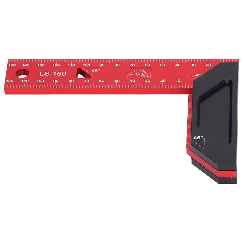 Aluminum Framing Woodworking Squares High Accuracy L Scribing Ruler with
