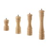 Zassenhaus Berlin Wood Salt Mill, Refillable Manual Salt Grinder, 9.4