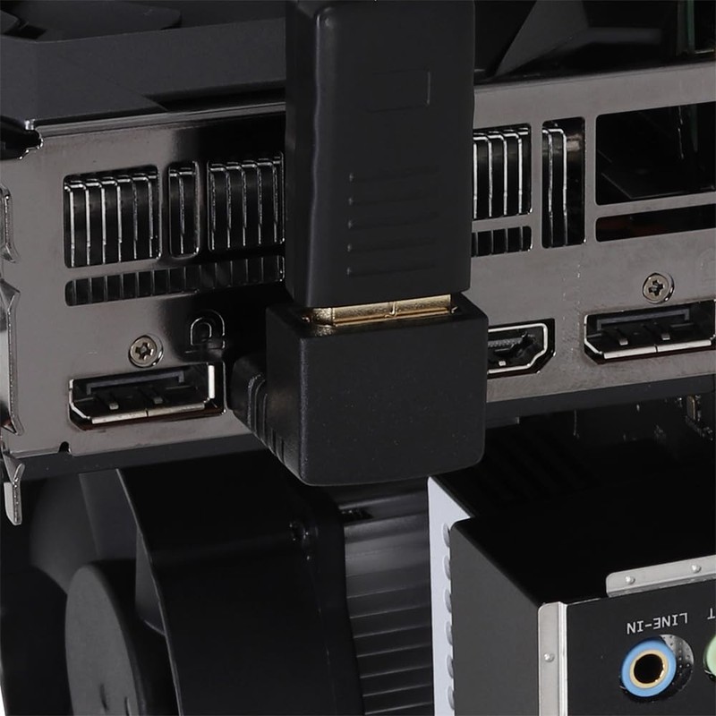 INEX ADV-208 DisplayPort Converter Adapter, Upper L-Type