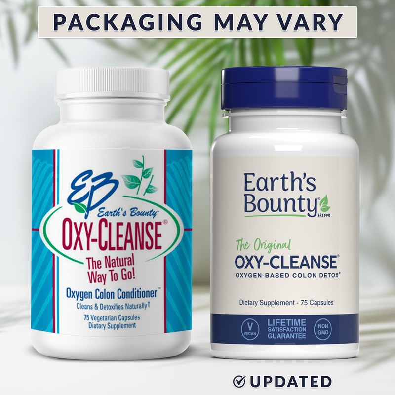 Earth's Bounty Oxy-Cleanse Colon Conditioner - Gentle Colon Cleanse for