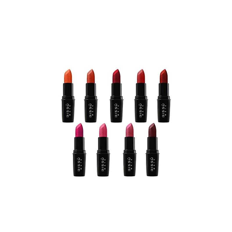 Bissú Set Labiales Mate Bissu (kit 9 Piezas - Tonos