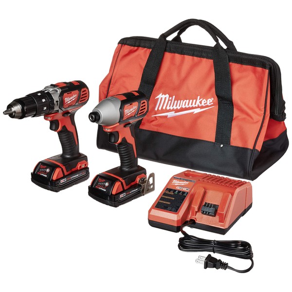 Milwaukee 2697-22CT M18 18-Volt Lithium-Ion Cordless Hammer Drill/Impact Driver Combo