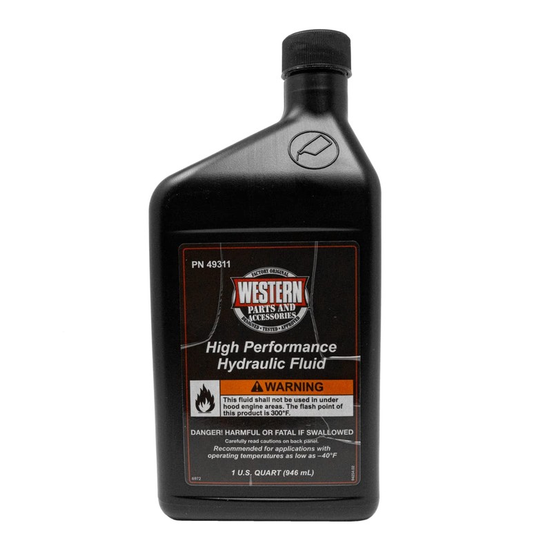 Original Hydraulic Fluid Snow Plow Oil 49311 Quart BottleF