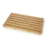Modern Natural Wood Rectangular Duckboard Bathroom Toilet Shower Non Slip