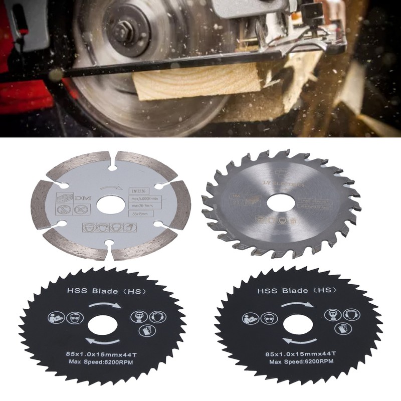 4Pcs/Set Mini Circular Saw Blade Alloy Steel Cutting Rotary Tools