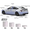 Lypumso Carbon Fiber Vinyl Tape with Tools Kits, Chrome Delete
