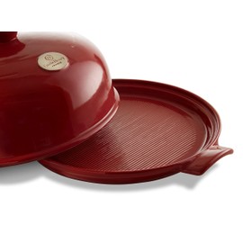Emile Henry Made In France Bread Cloche, 13.2 x 11.2"", Burgundy