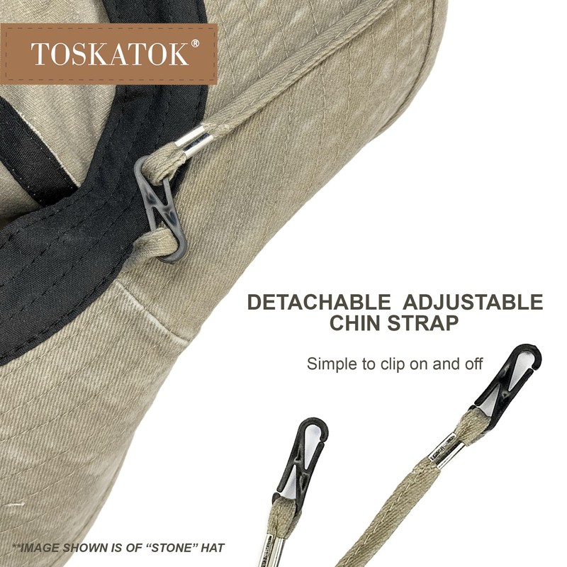 TOSKATOK� UPF 50+ Unisex Safari Outback Australian Style Cotton Bush