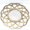 All American Collection New 3 Piece Decorative Mirror Set, Wall Accent Display (Golden Globe)