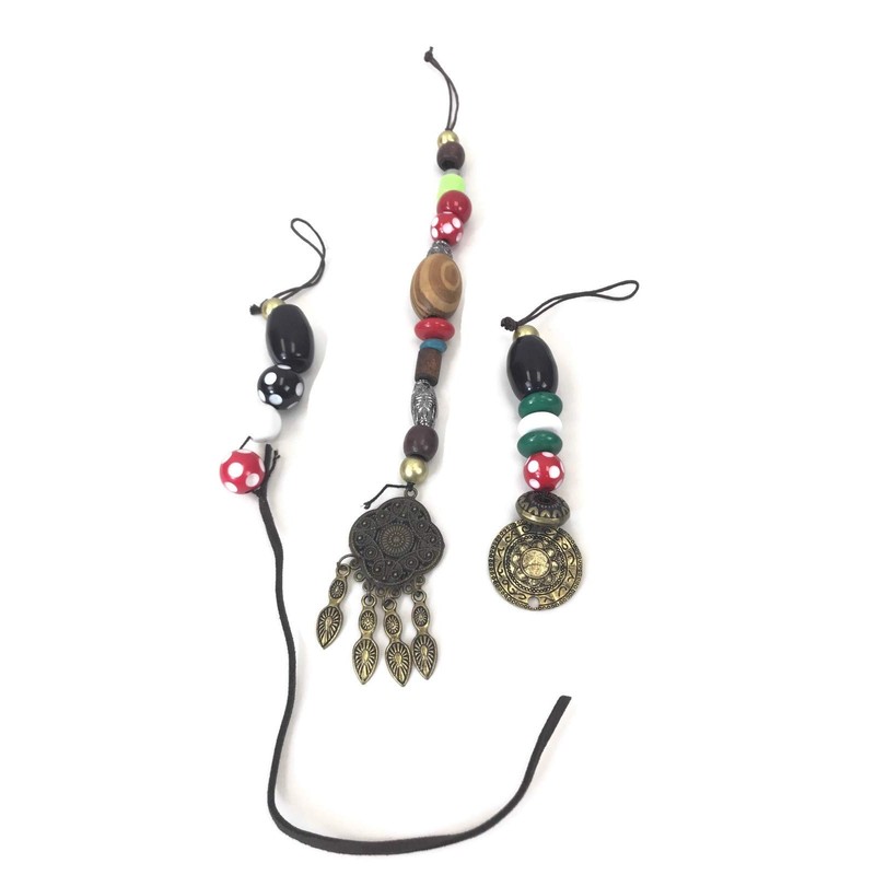 Exact WIG w/Bandana Dreadlock And Hair Beads Stick DLX Jack