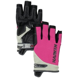 Harken Sport Men's Spectrum 3/4 Finger Gloves, Pink, Junior Medium
