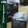 JEZERO Large Collapsible Plastic Storage Crate – Stackable Utility Bin